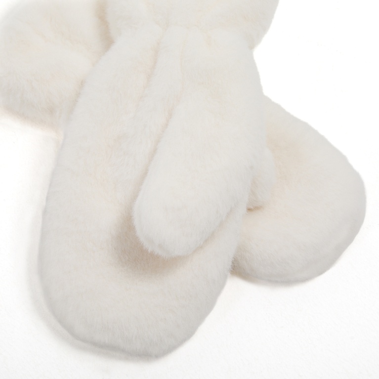 Faux fur mittens "Fideli Thumb"
